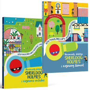 ZESTWA: Niesamowity detektyw SHERLDOG HOLMES I zaginiona ORCHIDEA / zaginiony DIAMENT