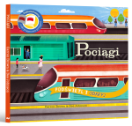 Pociągi. Podświetl i Odkryj. 